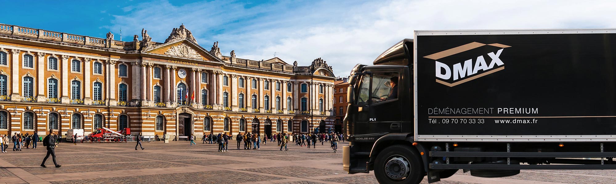 DMAX, votre déménageur dédié sur la ville de Toulouse Dmax, entreprise de déménagement d'entreprise et particulier