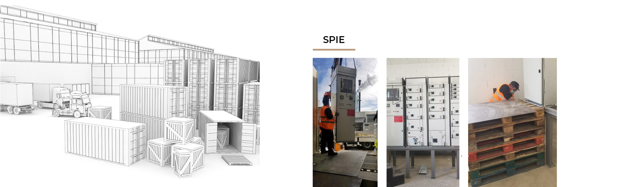 SPIE-prestation-dmax DMAX SO ET SPIE au cœur d'une opération de manutention industrielle Dmax, entreprise de déménagement d'entreprise et particulier
