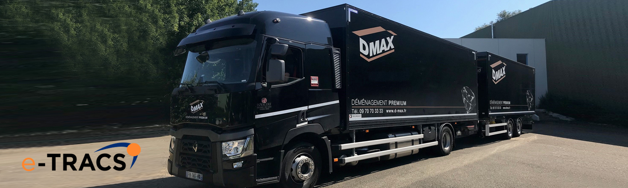 DMAX et e-Tracs : 10 ans de partenariat Dmax, entreprise de déménagement d'entreprise et particulier