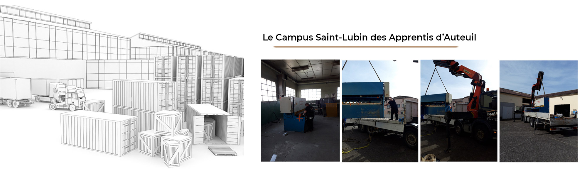 Le Campus Saint-Lubin des Apprentis d’Auteuil a confié son transfert à DMAX Dmax, entreprise de déménagement d'entreprise et particulier