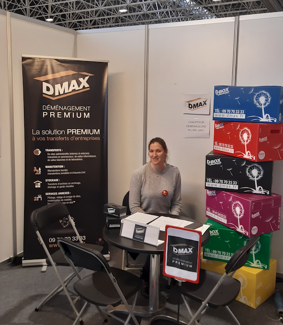 DMAX vous attend au salon TAF de Toulouse Dmax, entreprise de déménagement d'entreprise et particulier