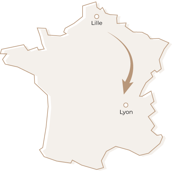 Envie de déménager de Lille vers Lyon ? Dmax, entreprise de déménagement d'entreprise et particulier