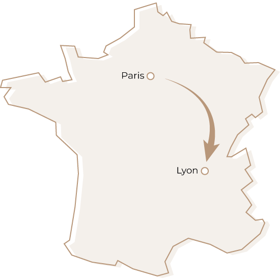 carte-paris-lyon Devis déménagement de Paris vers Lyon ? Dmax, entreprise de déménagement d'entreprise et particulier