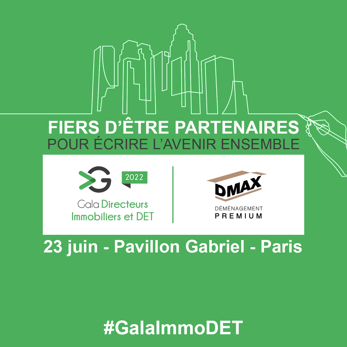 Gala des Directeurs Immobiliers et DET Dmax, entreprise de déménagement d'entreprise et particulier