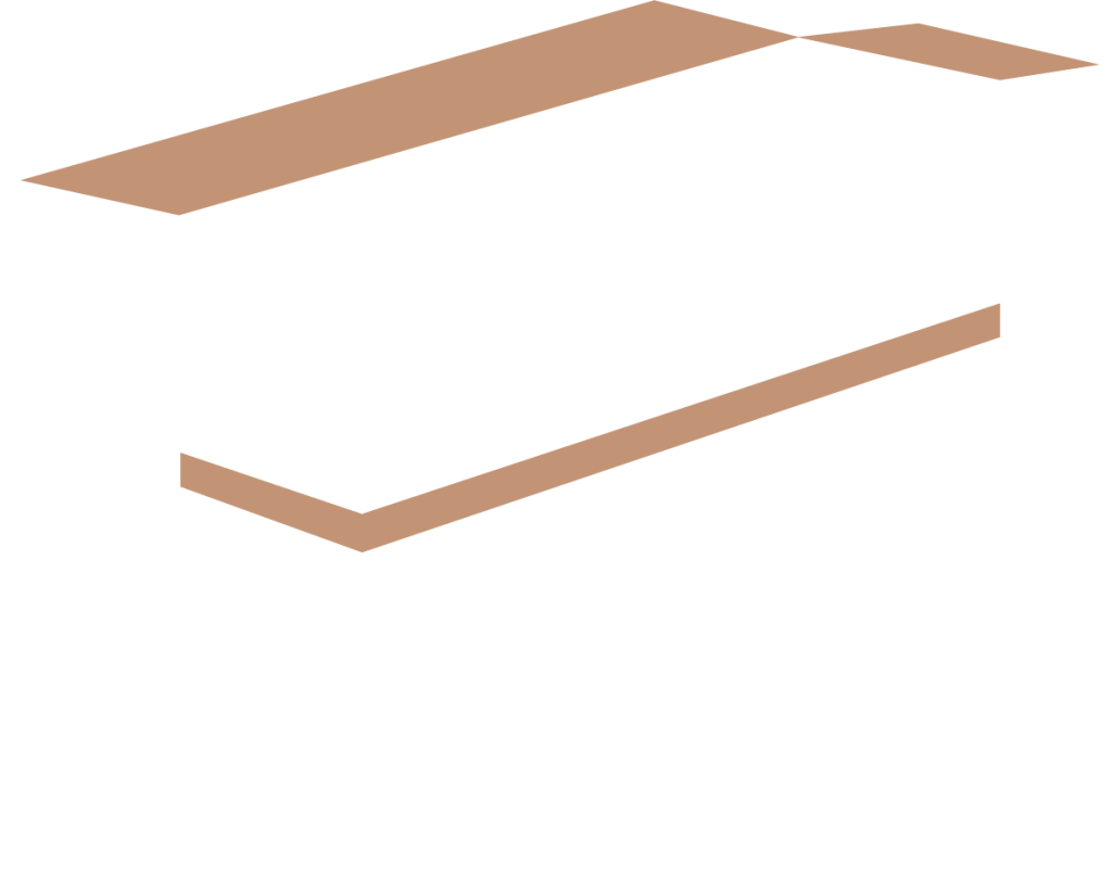 DMAX_logotype-vertical-avec-baseline_RVB_Blanc-Dore DMAX Logo footer